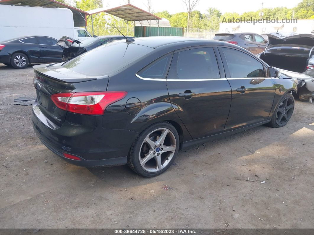 2013 Ford Focus Titanium Черный vin: 1FADP3J26DL379613