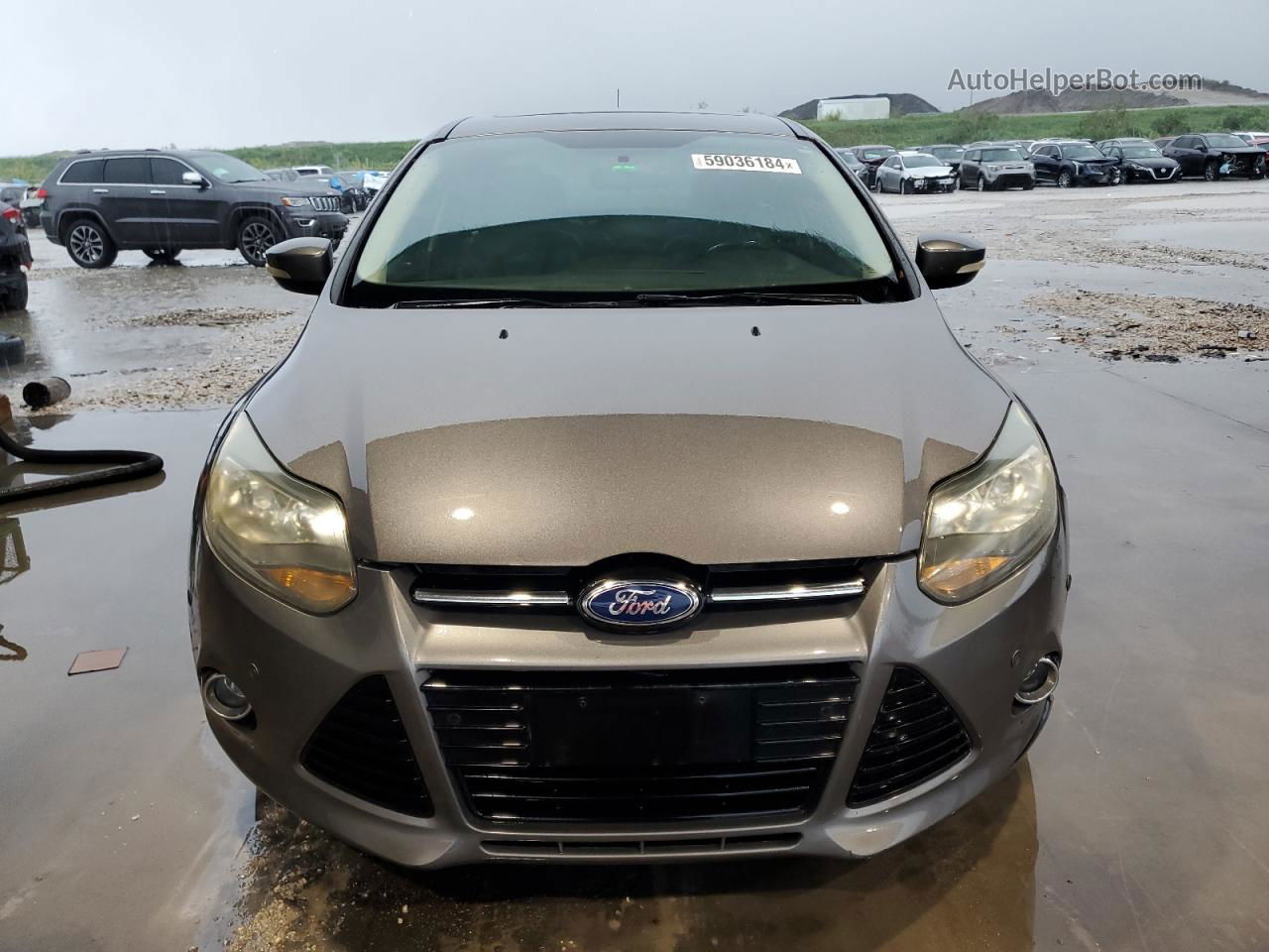 2014 Ford Focus Titanium Charcoal vin: 1FADP3J26EL350307