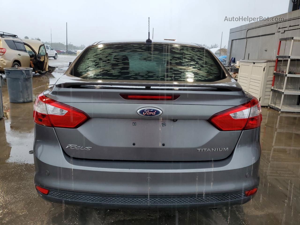 2014 Ford Focus Titanium Charcoal vin: 1FADP3J26EL350307