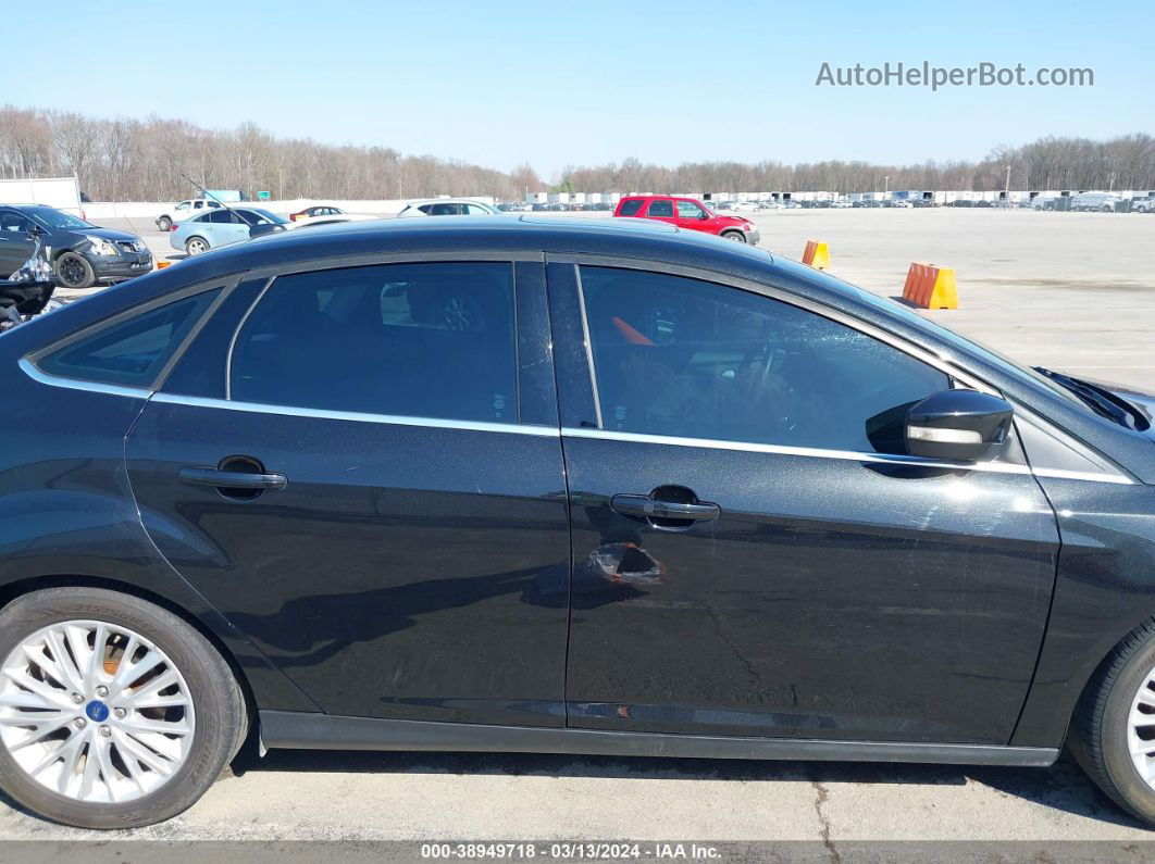 2015 Ford Focus Titanium Черный vin: 1FADP3J26FL338563