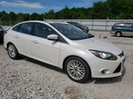 2014 Ford Focus Titanium Белый vin: 1FADP3J27EL240527