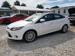 2014 Ford Focus Titanium White vin: 1FADP3J27EL240527