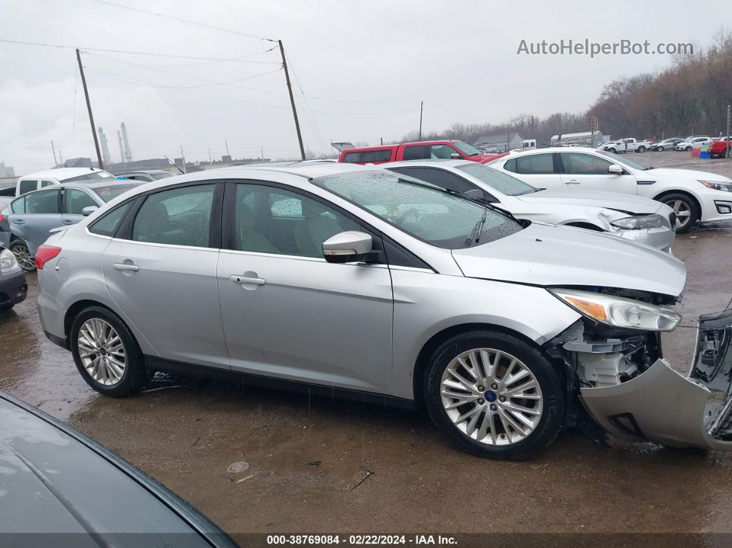 2016 Ford Focus Titanium Silver vin: 1FADP3J27GL343143