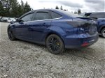 2017 Ford Focus Titanium Синий vin: 1FADP3J29HL238959