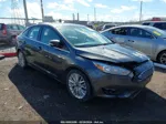 2018 Ford Focus Titanium Серый vin: 1FADP3J29JL323922