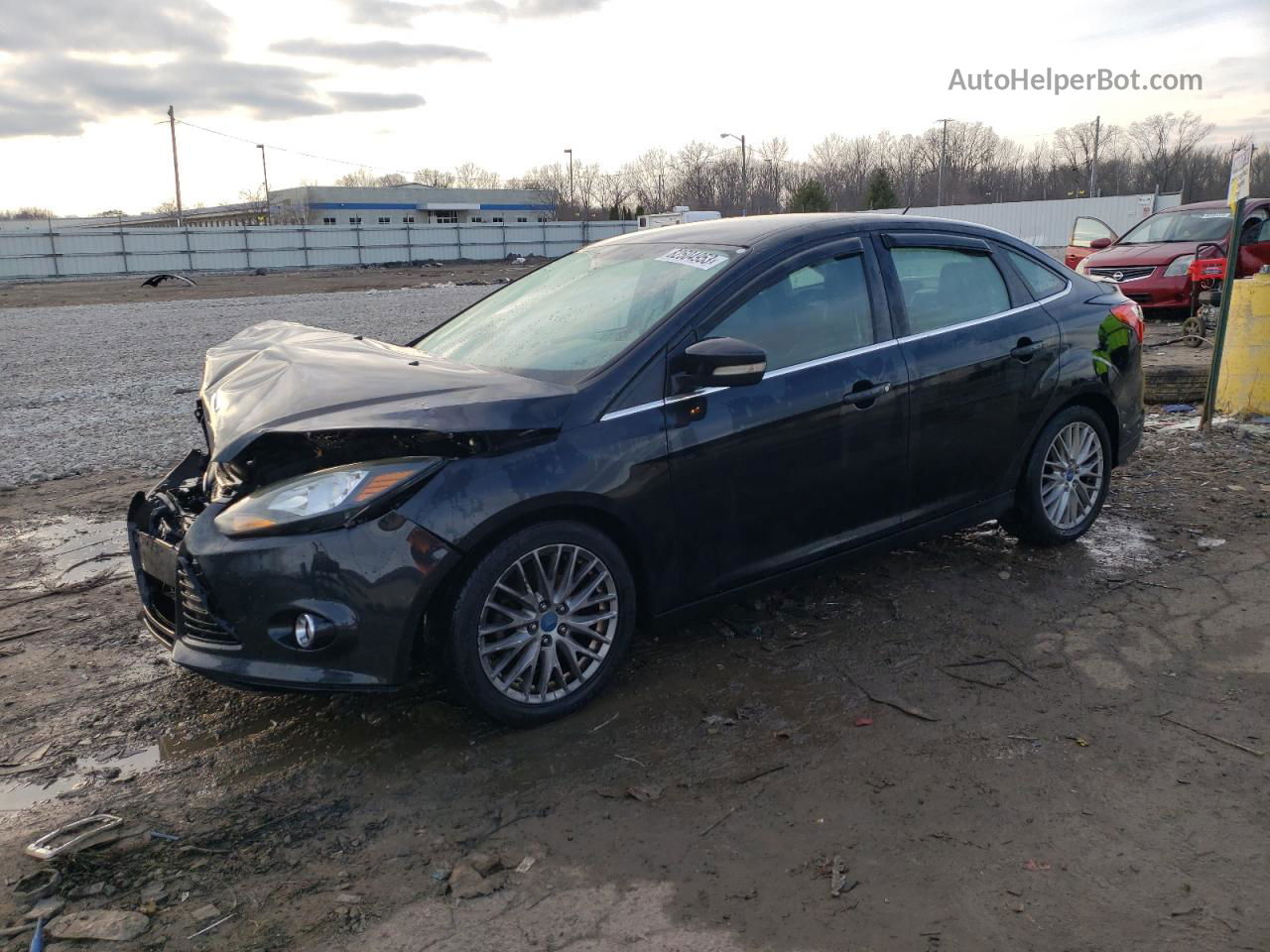 2013 Ford Focus Titanium Black vin: 1FADP3J2XDL137164