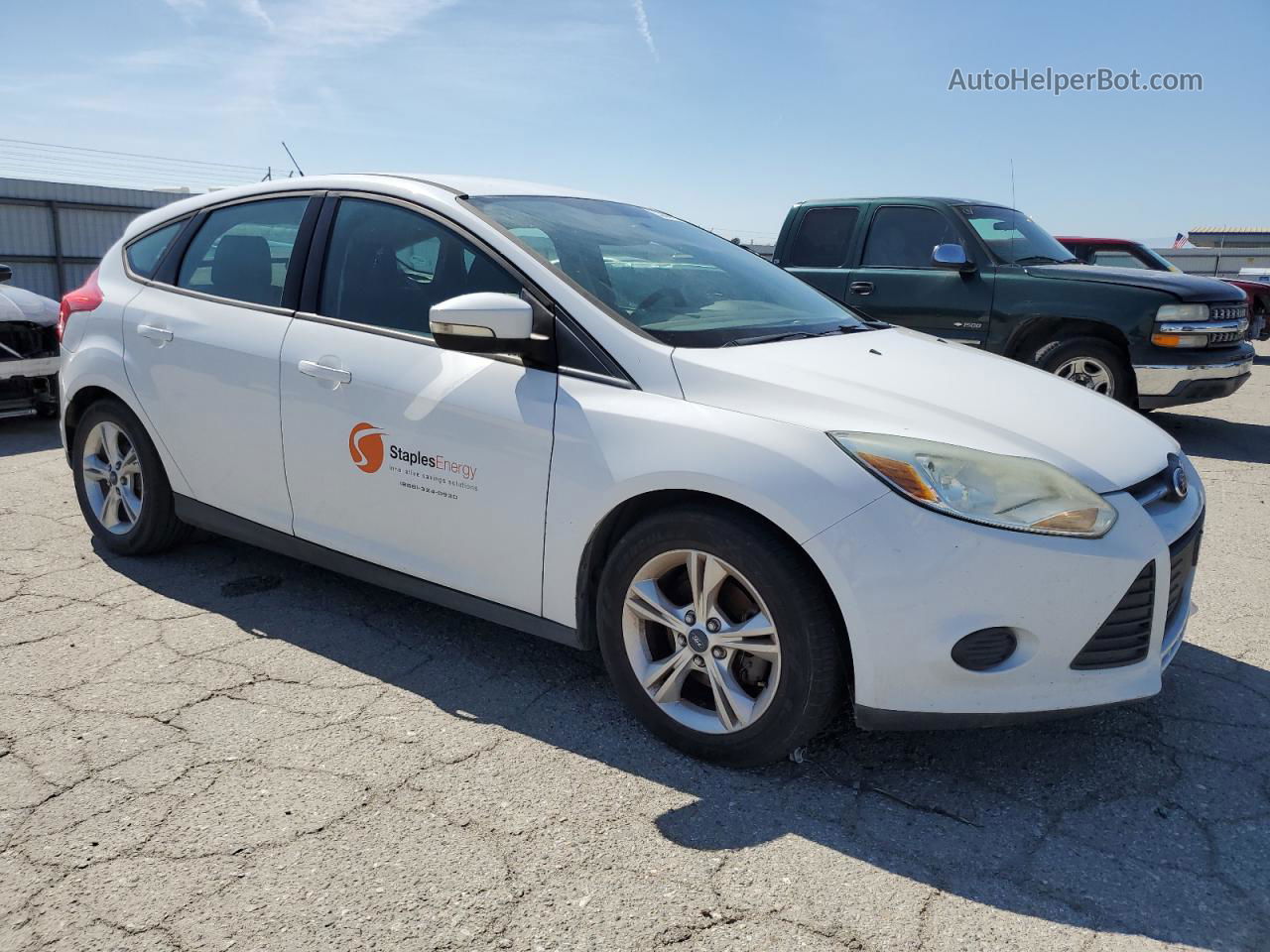 2013 Ford Focus Se Белый vin: 1FADP3K20DL260826