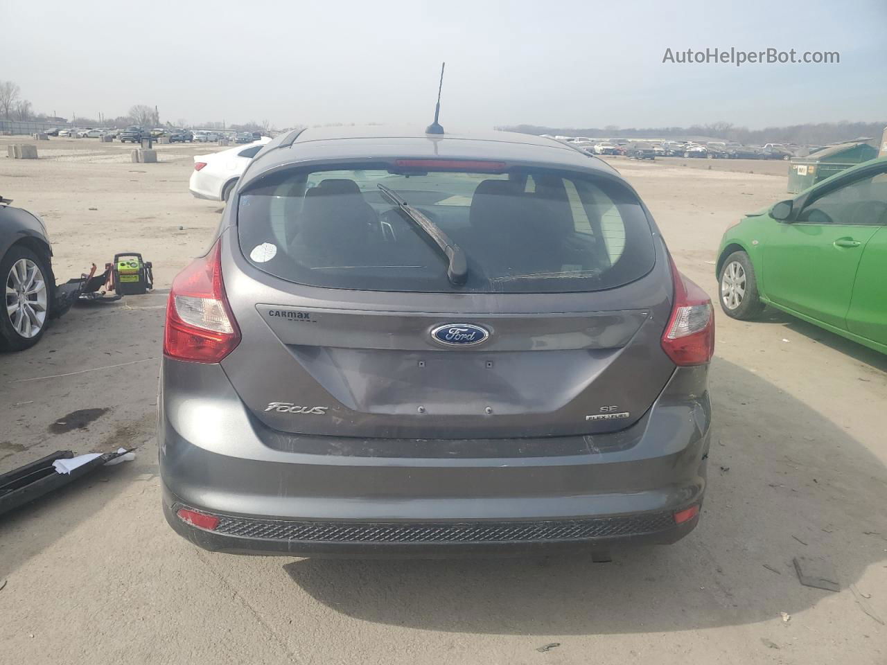 2013 Ford Focus Se Gray vin: 1FADP3K20DL294443