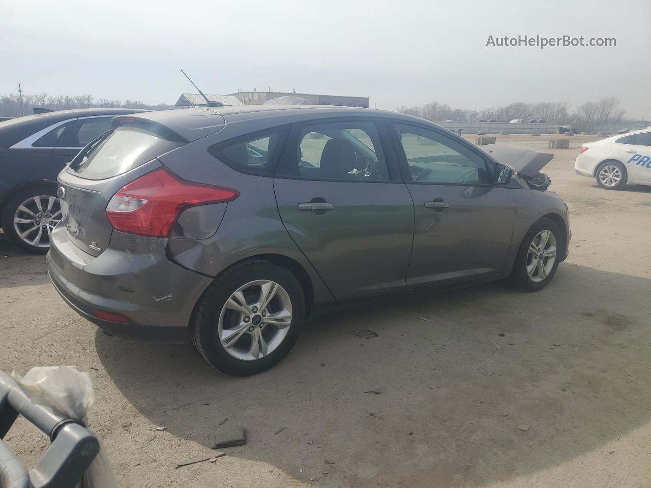 2013 Ford Focus Se Gray vin: 1FADP3K20DL294443