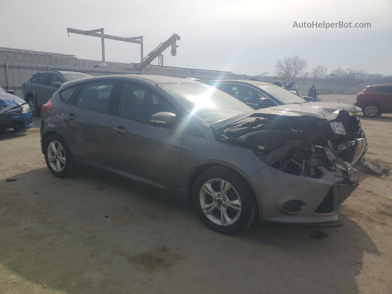 2013 Ford Focus Se Серый vin: 1FADP3K20DL294443