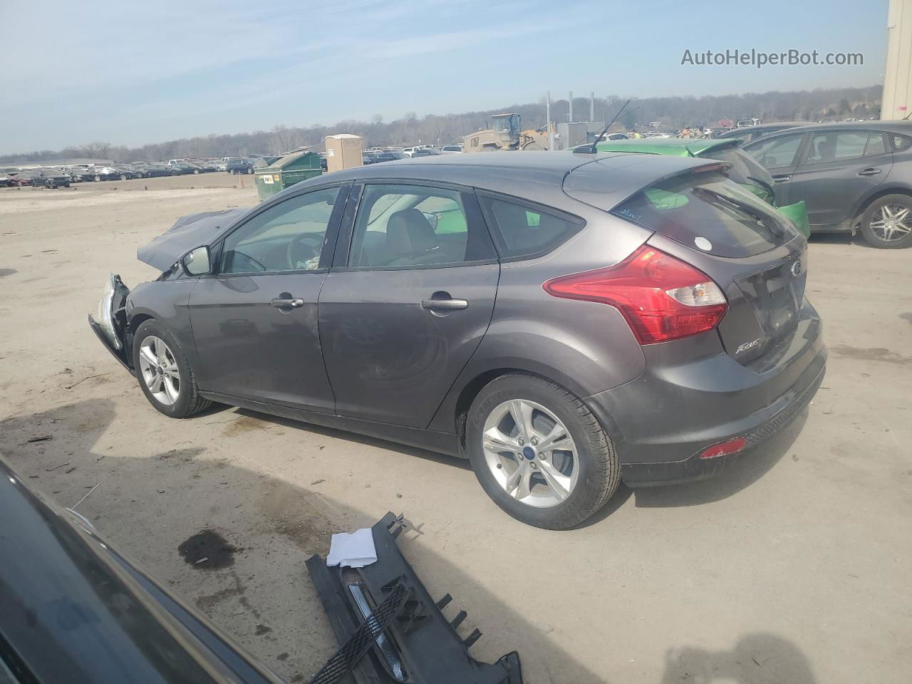 2013 Ford Focus Se Gray vin: 1FADP3K20DL294443