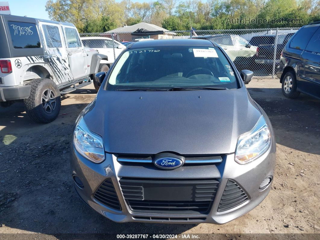 2013 Ford Focus Se Gray vin: 1FADP3K20DL333483