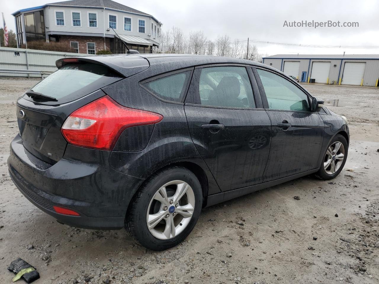 2013 Ford Focus Se Black vin: 1FADP3K20DL358951