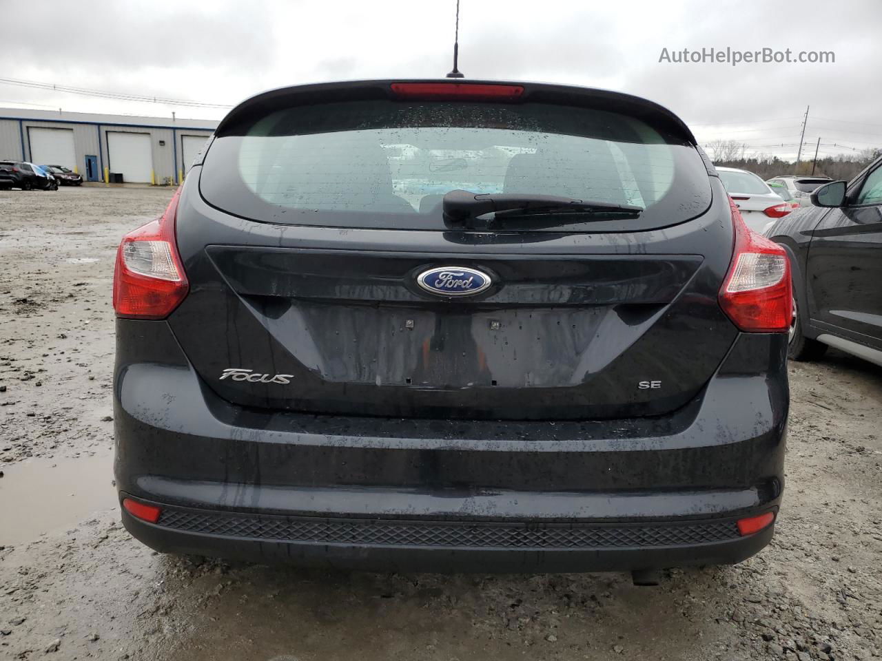 2013 Ford Focus Se Black vin: 1FADP3K20DL358951