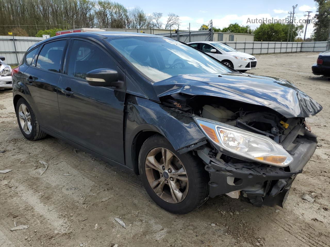 2014 Ford Focus Se Black vin: 1FADP3K20EL188334