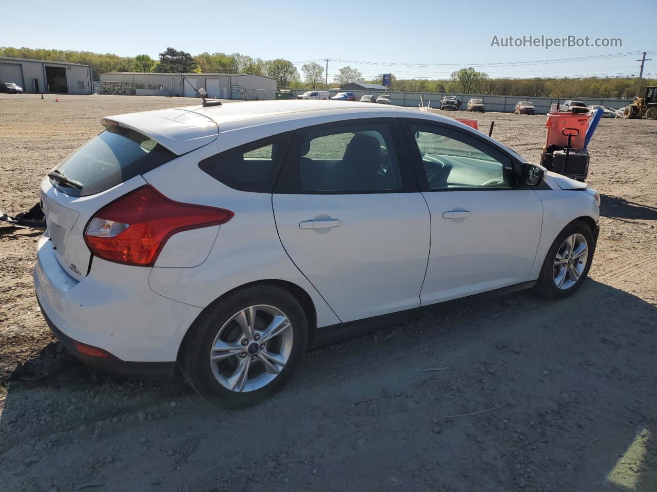 2014 Ford Focus Se White vin: 1FADP3K20EL266370