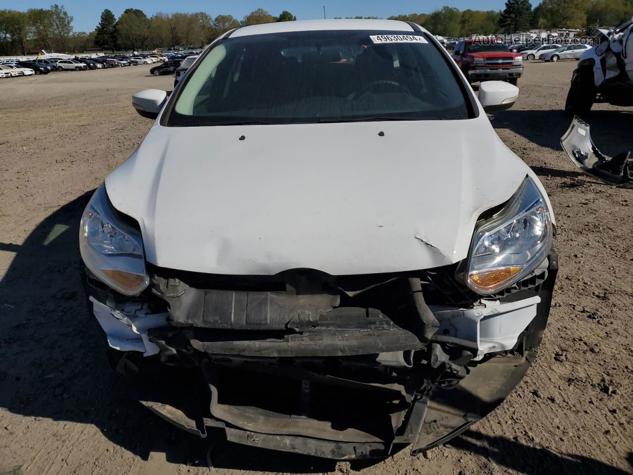 2014 Ford Focus Se White vin: 1FADP3K20EL266370