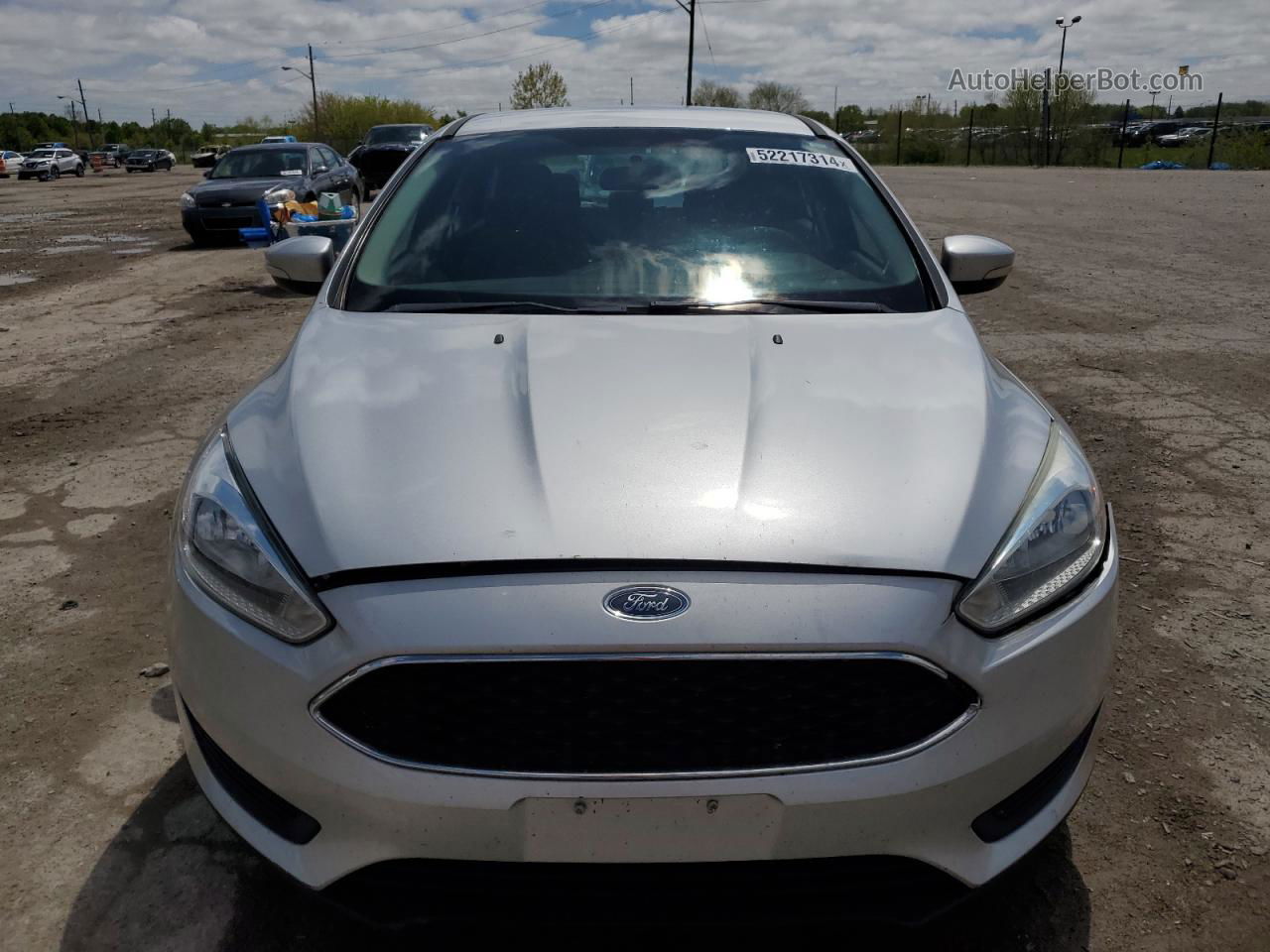 2015 Ford Focus Se Gray vin: 1FADP3K20FL228879