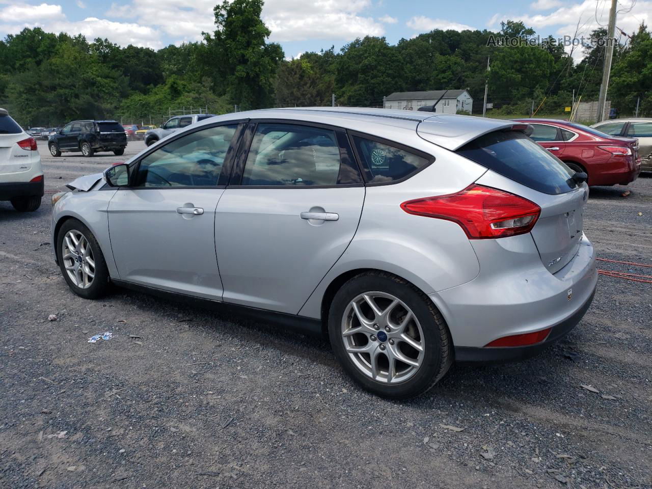 2015 Ford Focus Se Silver vin: 1FADP3K20FL363473