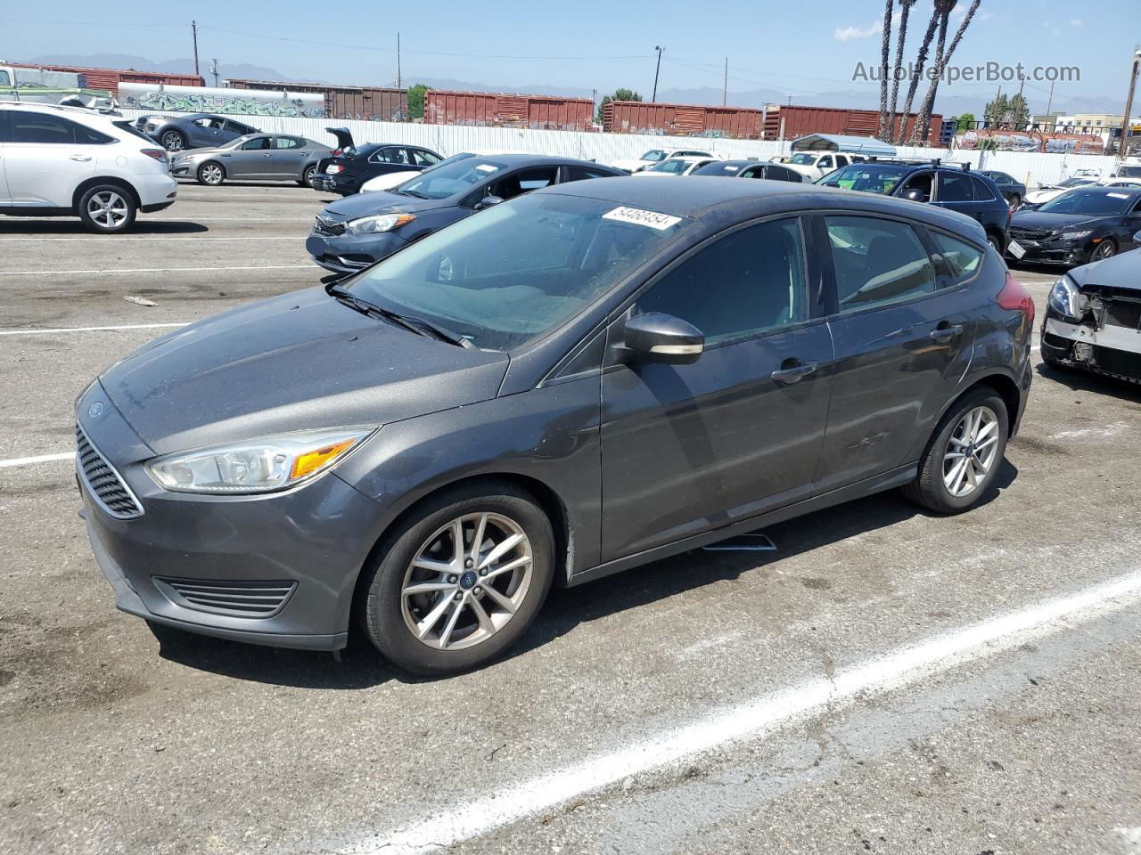 2015 Ford Focus Se Charcoal vin: 1FADP3K20FL364574