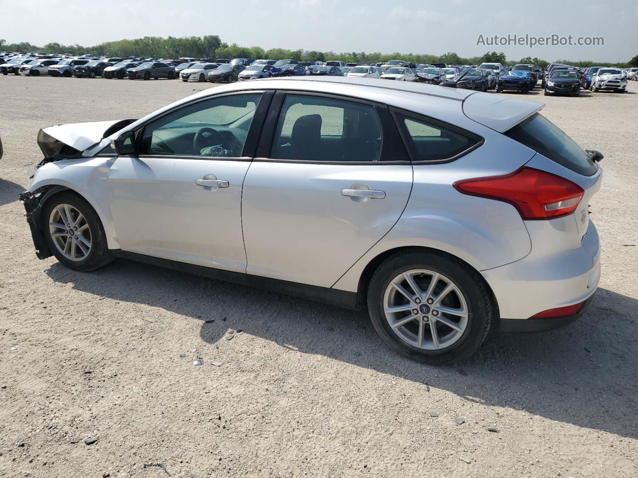 2017 Ford Focus Se Silver vin: 1FADP3K20HL216265