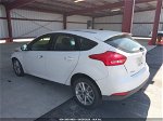 2017 Ford Focus Se White vin: 1FADP3K20HL223927