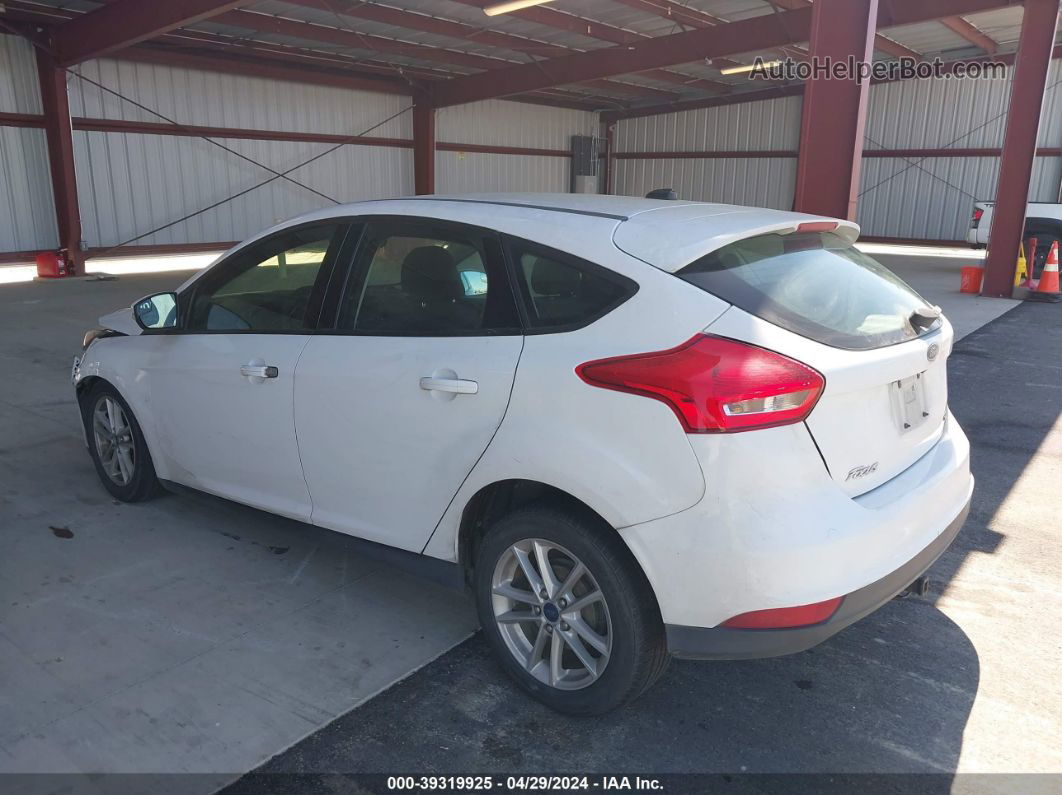 2017 Ford Focus Se White vin: 1FADP3K20HL223927