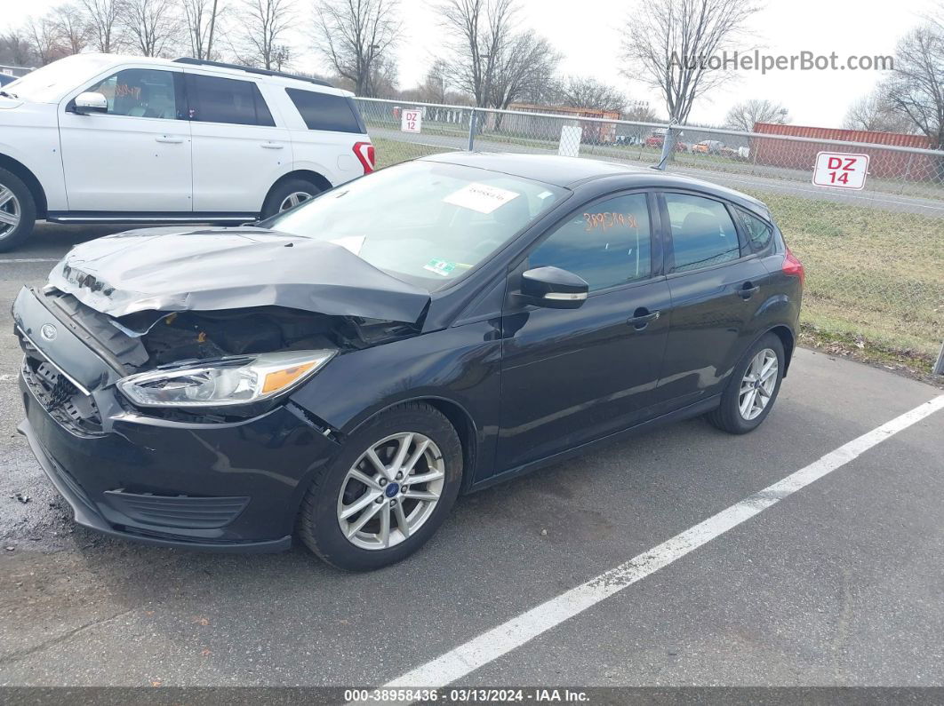 2017 Ford Focus Se Black vin: 1FADP3K20HL248150