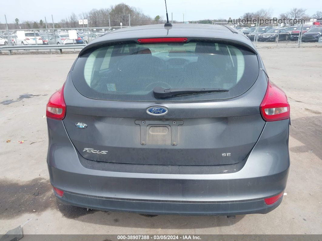 2017 Ford Focus Se Gray vin: 1FADP3K20HL336793