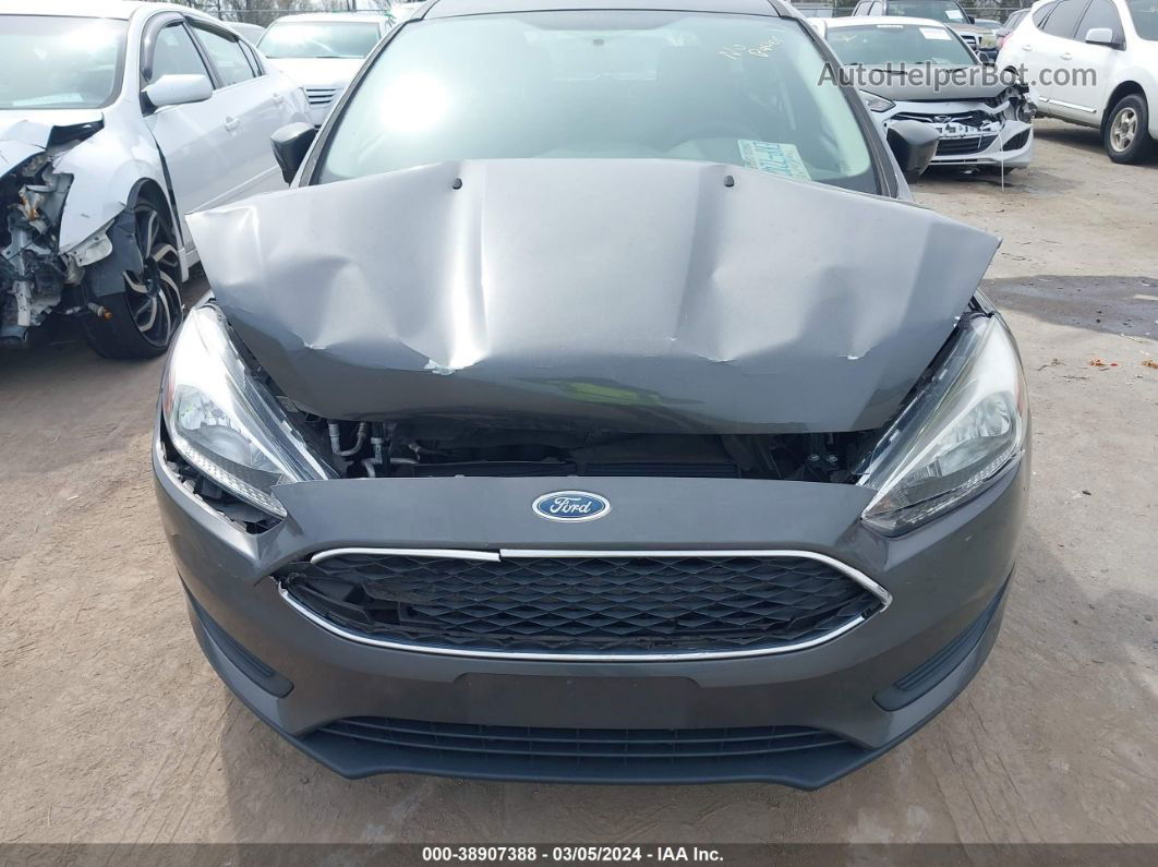 2017 Ford Focus Se Gray vin: 1FADP3K20HL336793