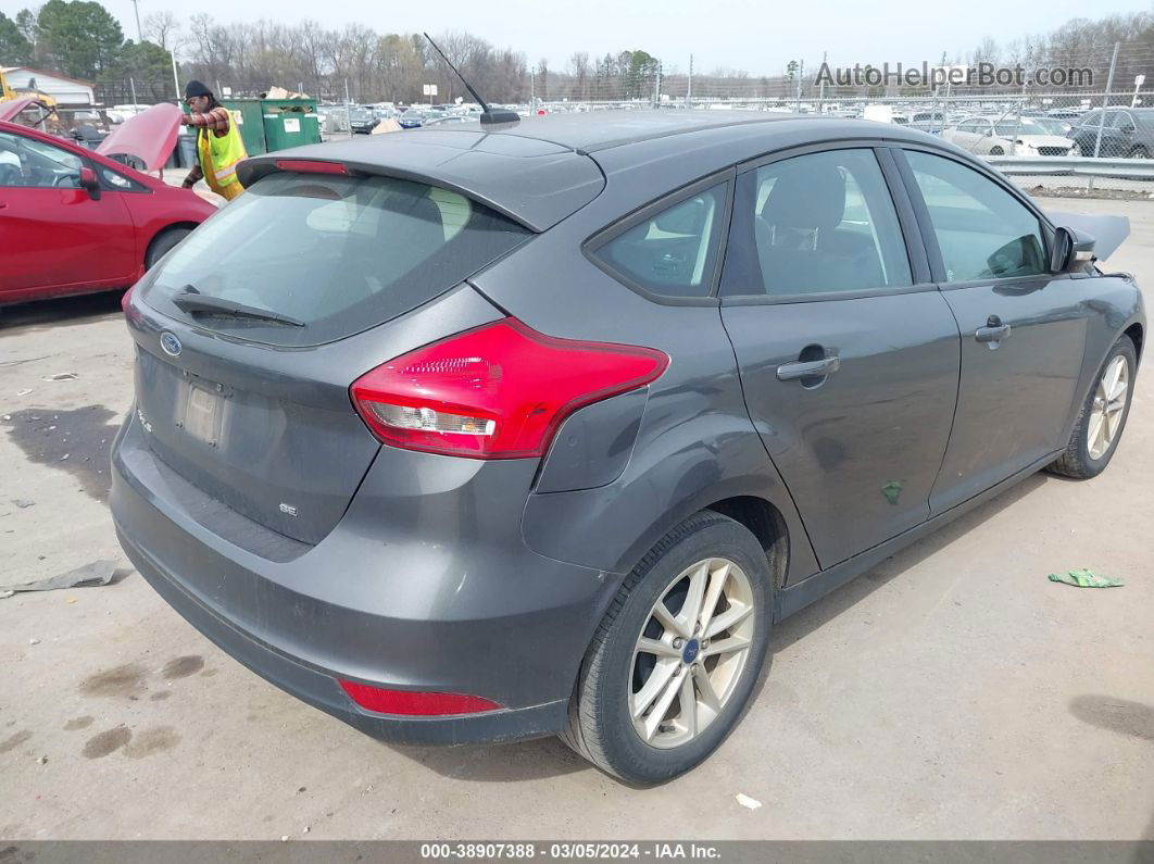 2017 Ford Focus Se Gray vin: 1FADP3K20HL336793