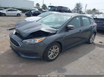 2017 Ford Focus Se Gray vin: 1FADP3K20HL336793