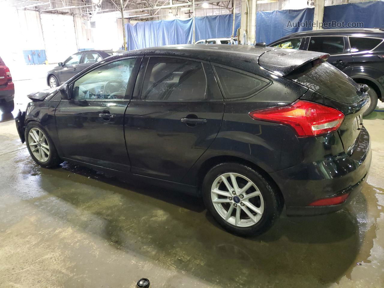 2018 Ford Focus Se Black vin: 1FADP3K20JL258764