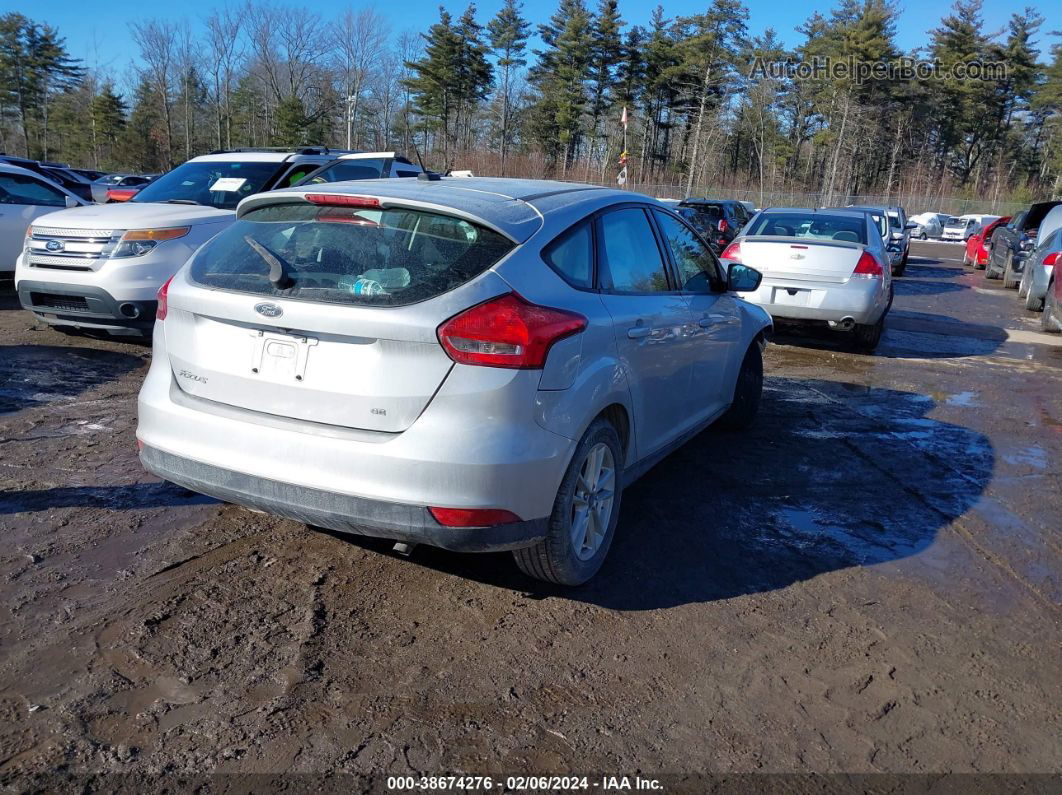 2018 Ford Focus Se Silver vin: 1FADP3K20JL324195