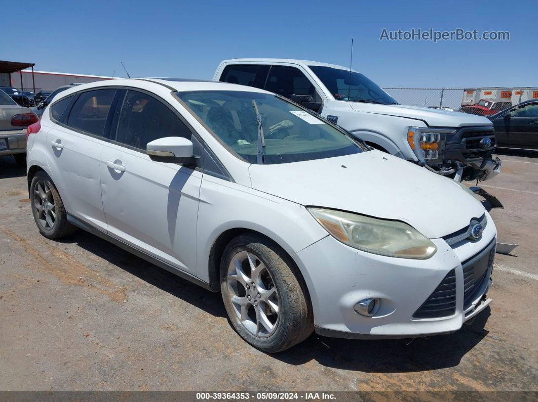 2013 Ford Focus Se White vin: 1FADP3K21DL117478