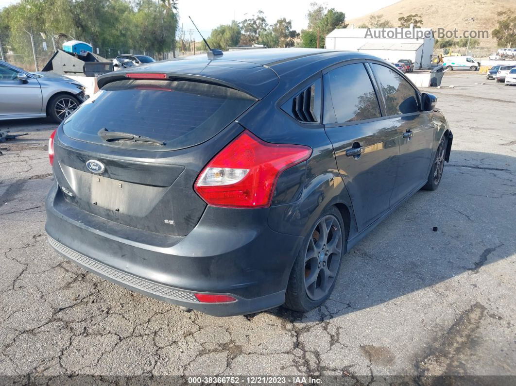 2013 Ford Focus Se Black vin: 1FADP3K21DL205303