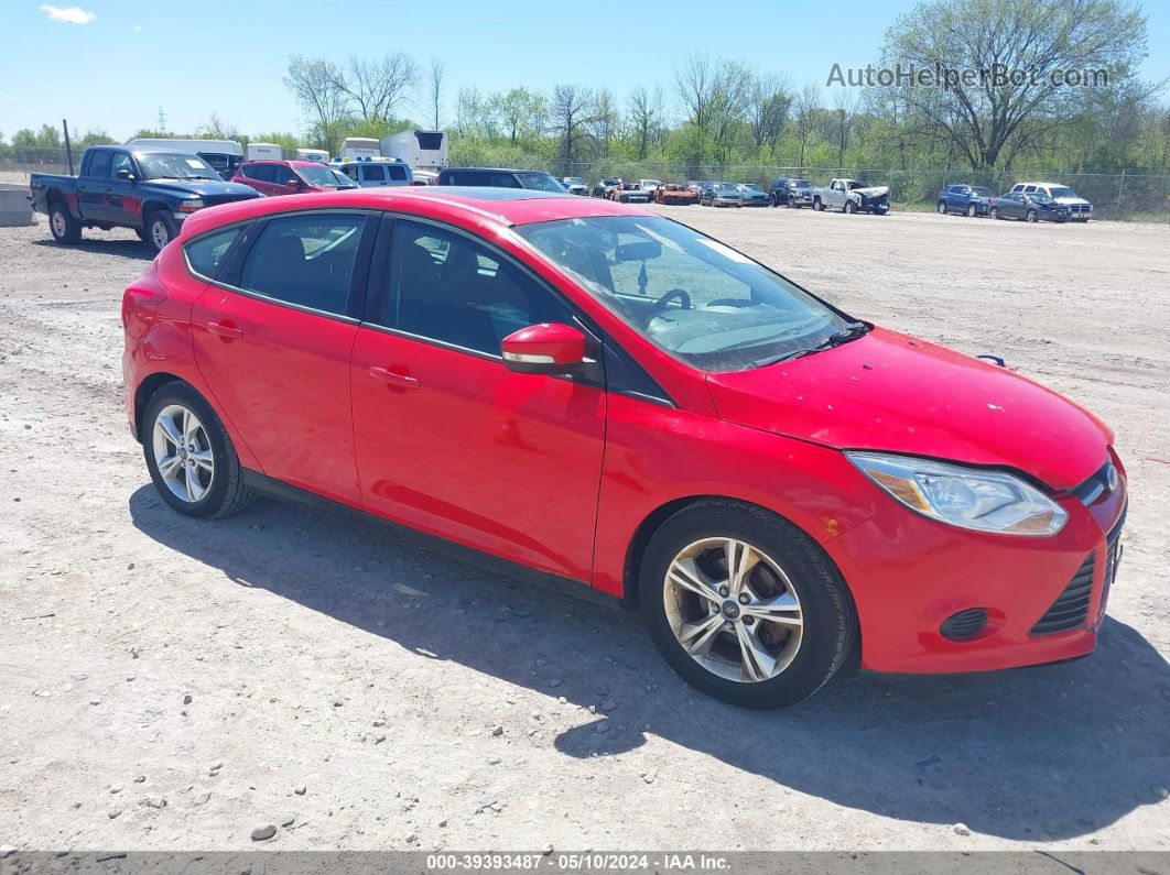 2013 Ford Focus Se Red vin: 1FADP3K21DL272094