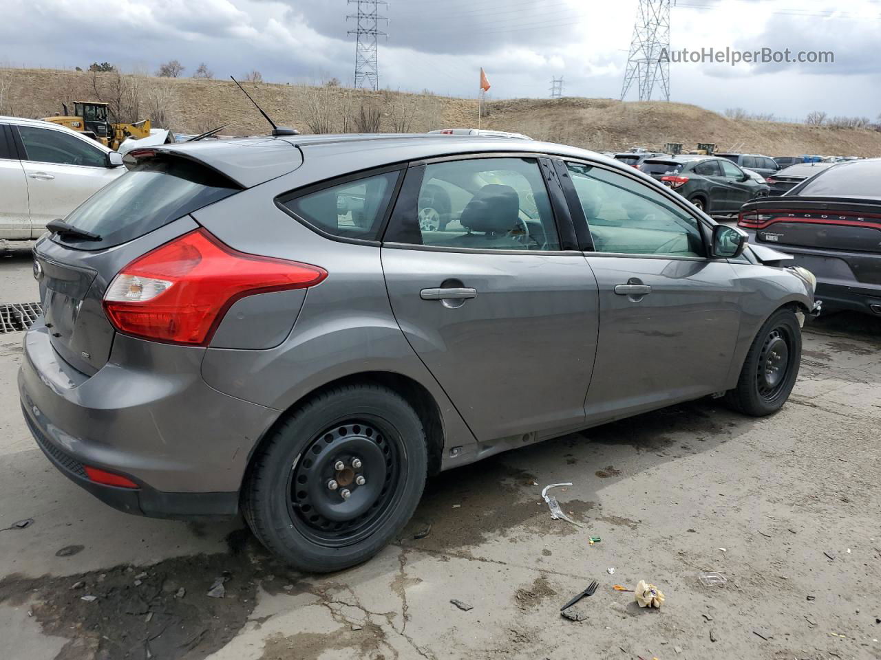 2013 Ford Focus Se Gray vin: 1FADP3K21DL305174