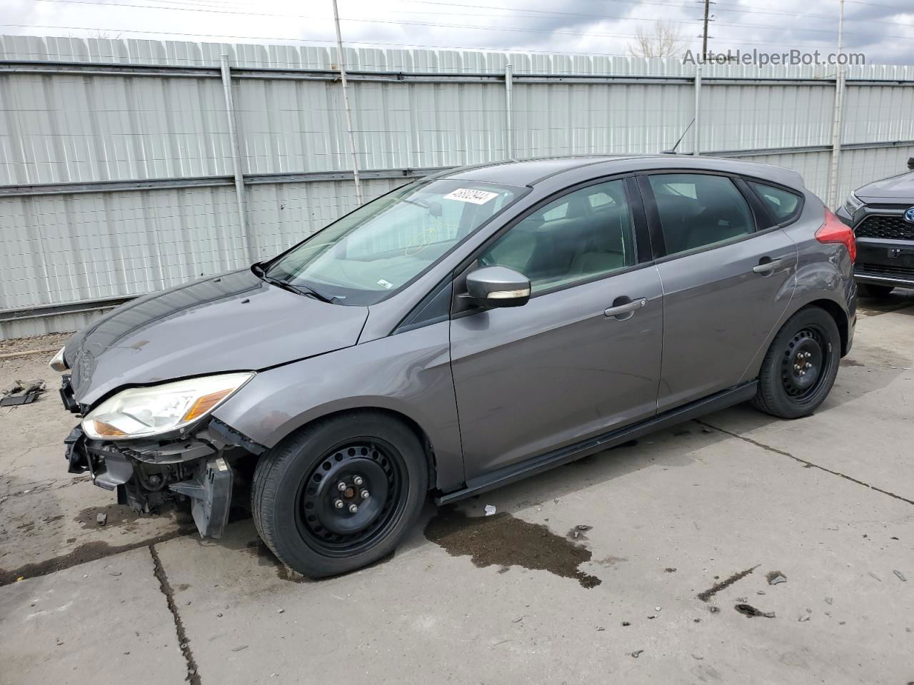 2013 Ford Focus Se Gray vin: 1FADP3K21DL305174