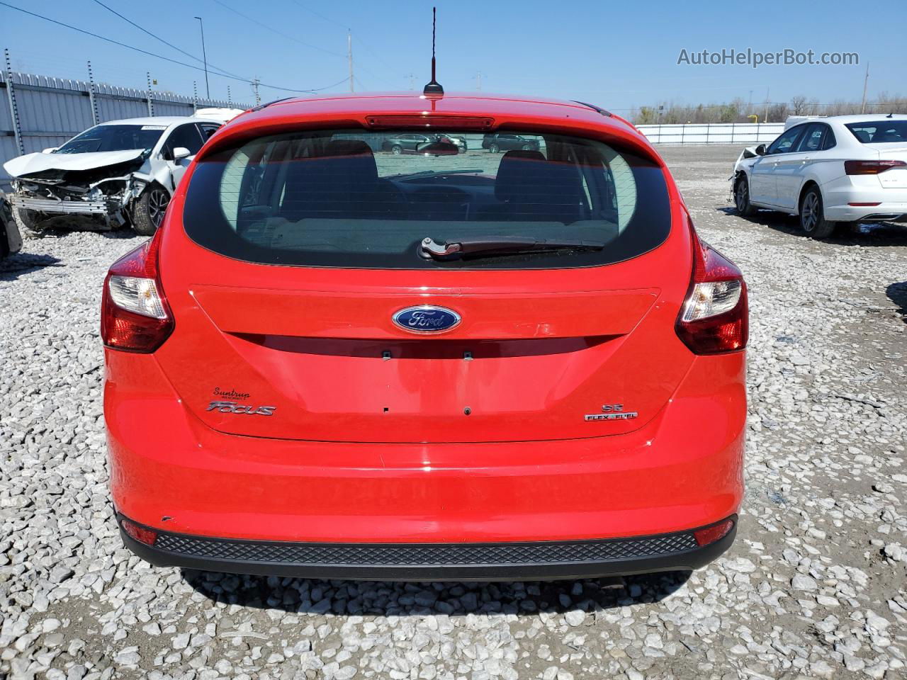 2013 Ford Focus Se Red vin: 1FADP3K21DL373281