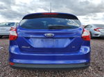2014 Ford Focus Se Blue vin: 1FADP3K21EL169663