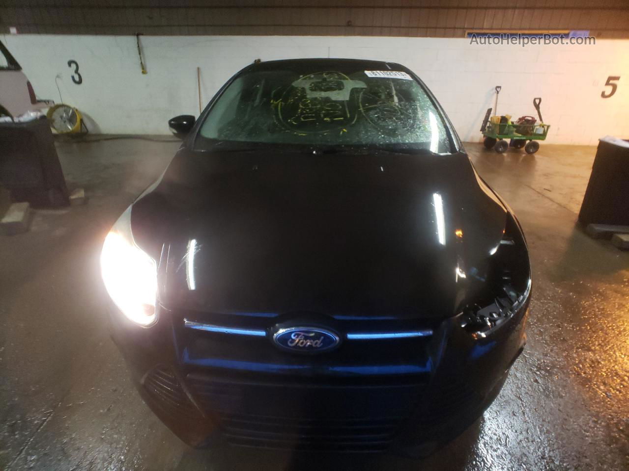 2014 Ford Focus Se Black vin: 1FADP3K21EL201673