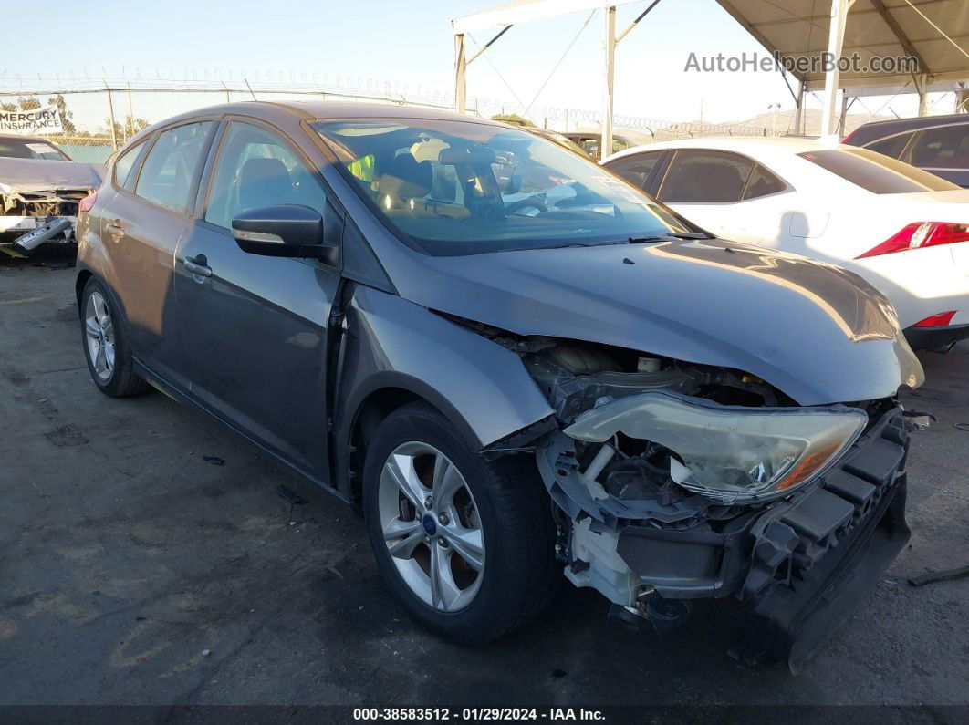 2014 Ford Focus Se Gray vin: 1FADP3K21EL211703