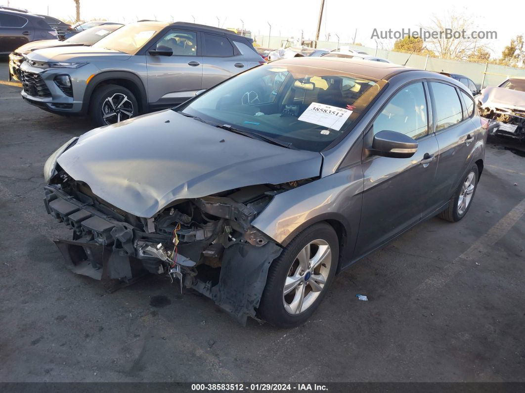 2014 Ford Focus Se Gray vin: 1FADP3K21EL211703