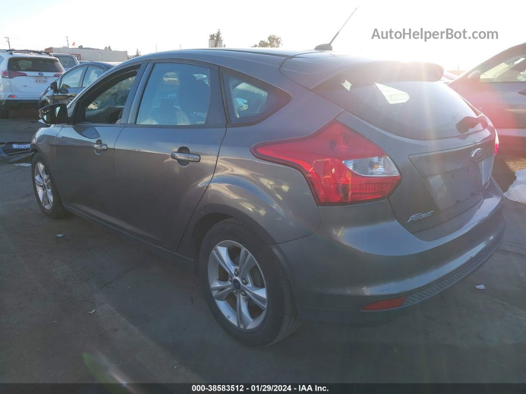 2014 Ford Focus Se Gray vin: 1FADP3K21EL211703