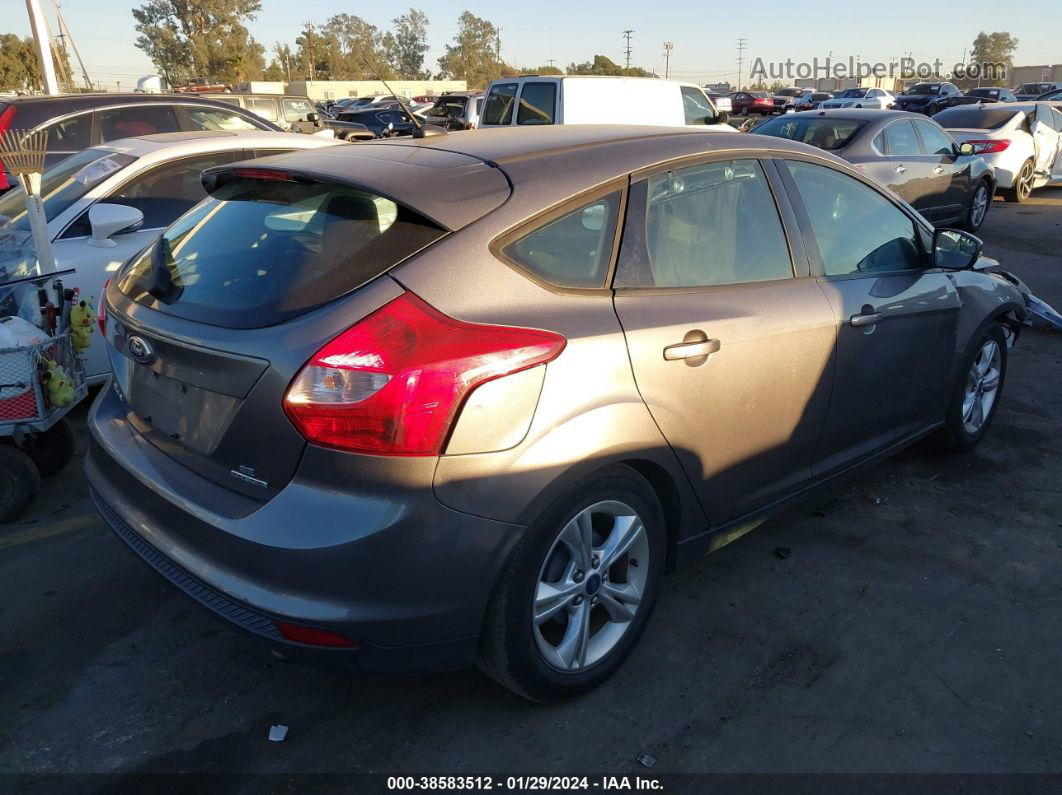 2014 Ford Focus Se Gray vin: 1FADP3K21EL211703