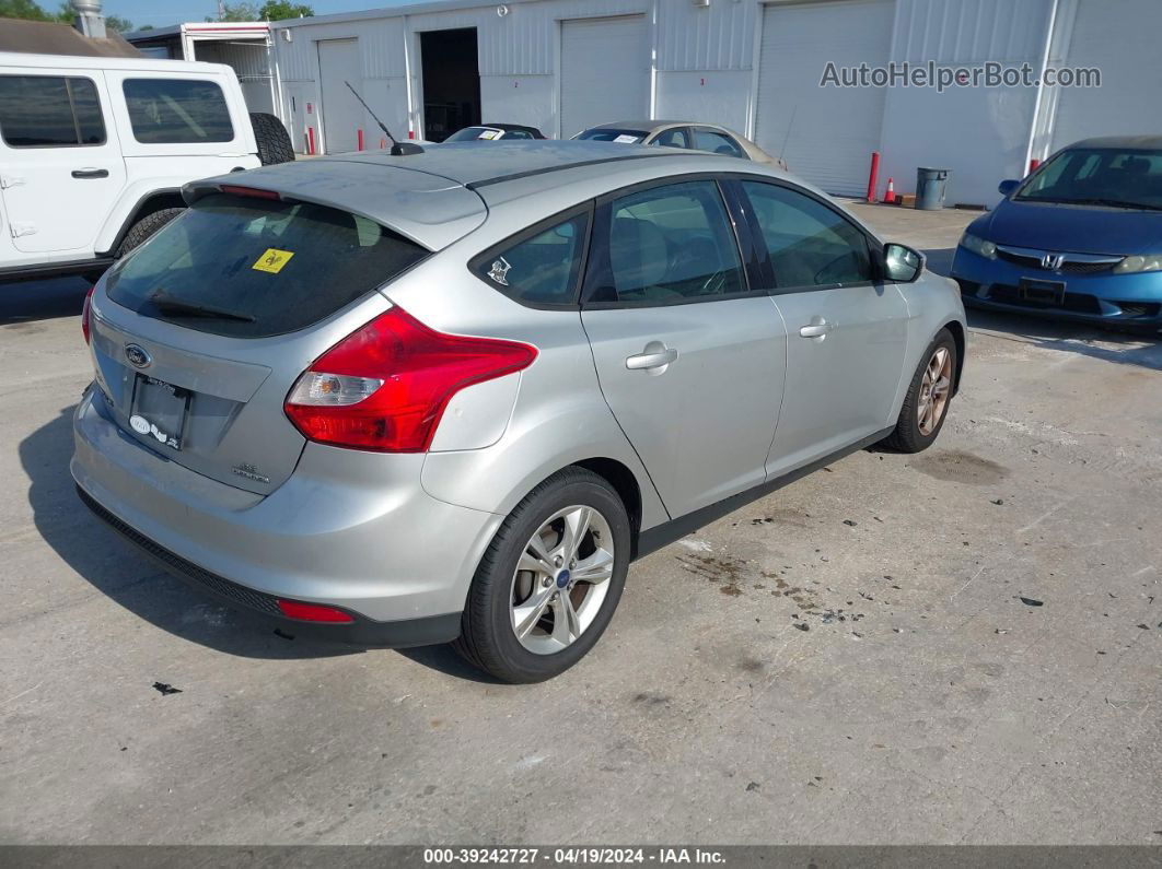 2014 Ford Focus Se Silver vin: 1FADP3K21EL325734