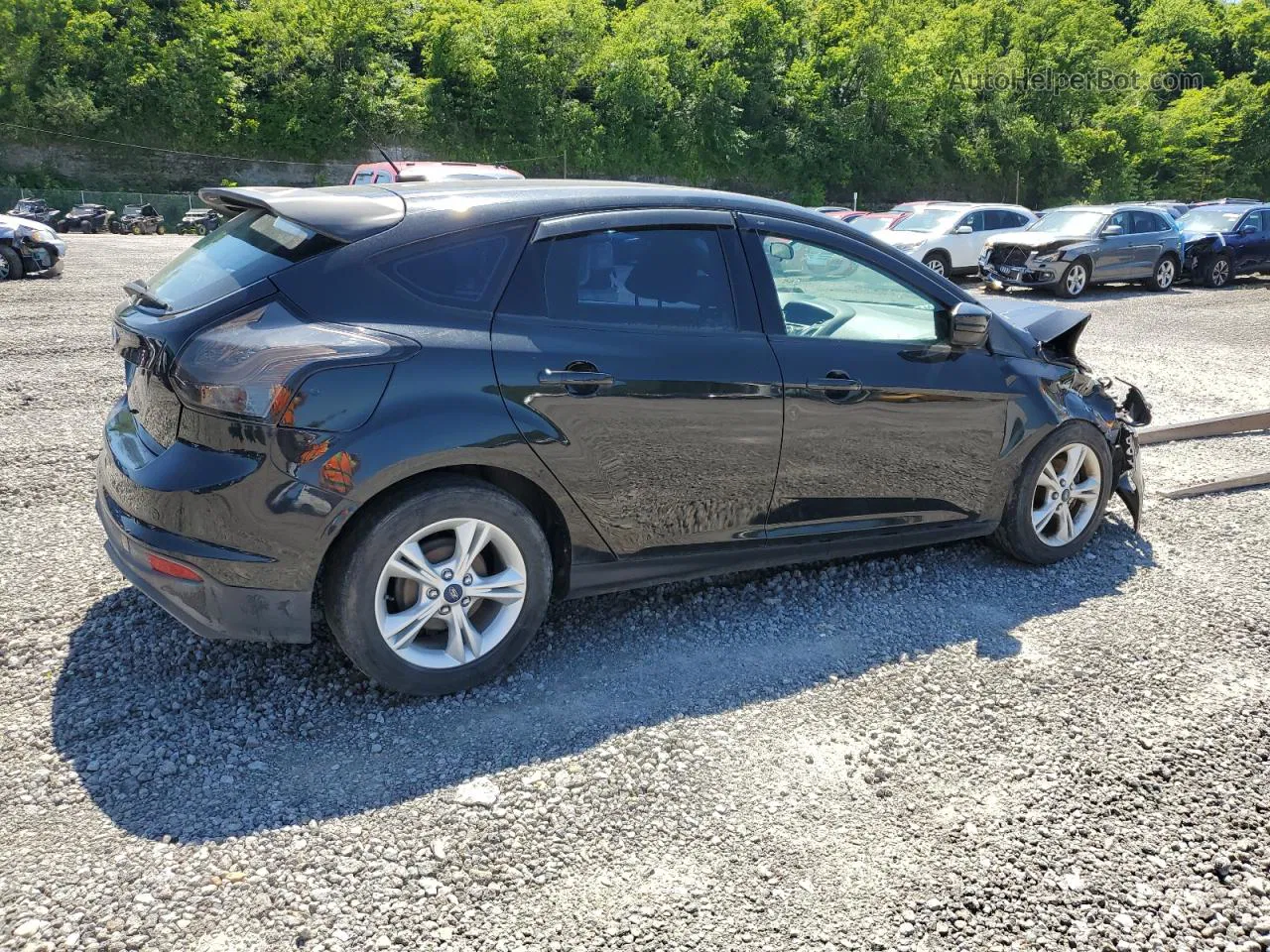 2014 Ford Focus Se Черный vin: 1FADP3K21EL456940