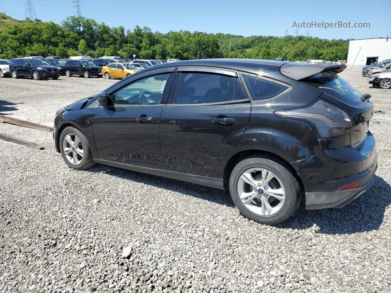 2014 Ford Focus Se Черный vin: 1FADP3K21EL456940