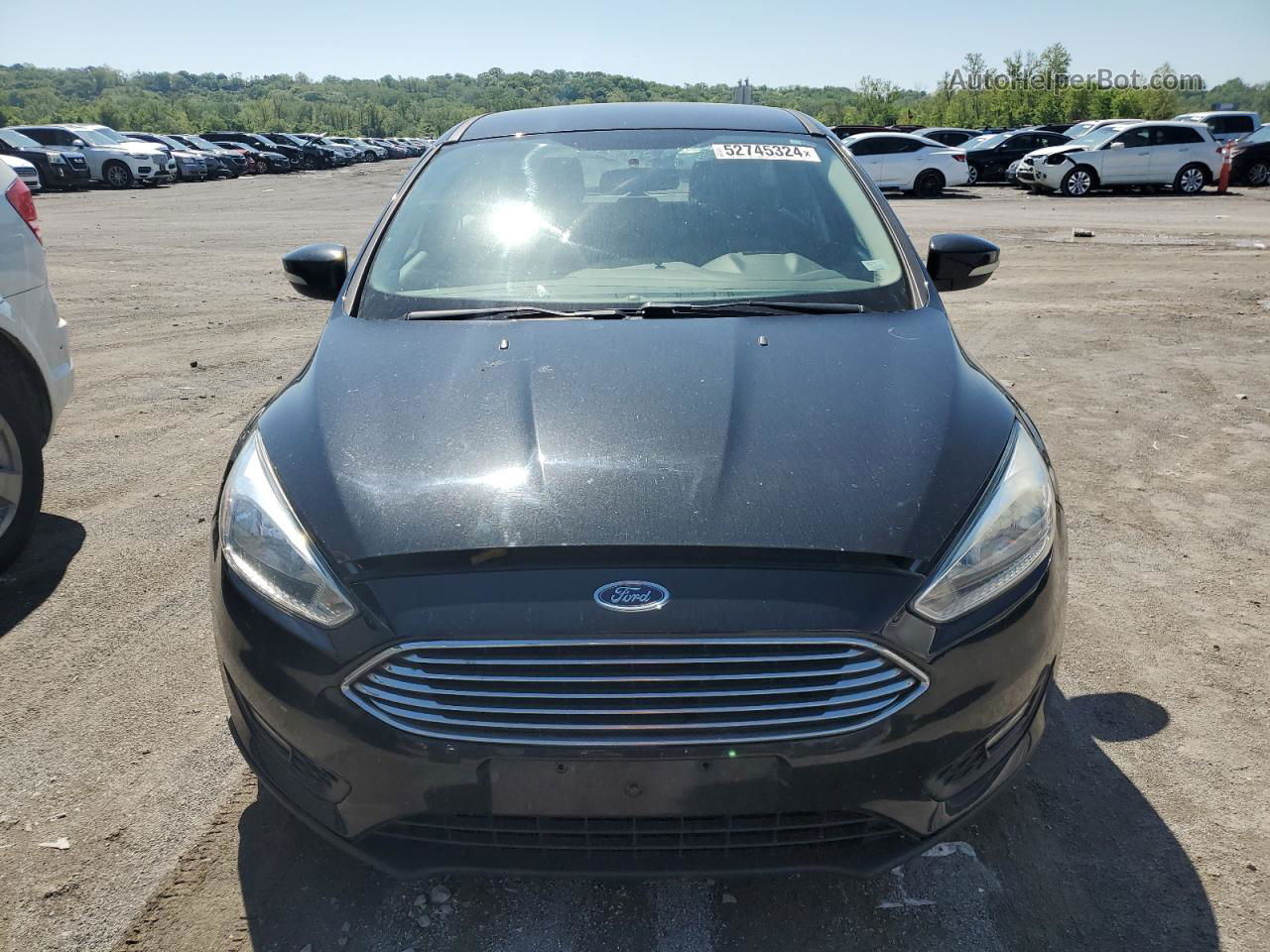 2015 Ford Focus Se Black vin: 1FADP3K21FL218376